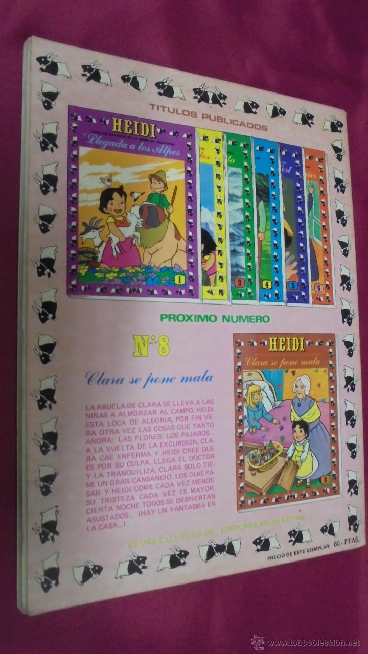 Tebeos: HEIDI. N&ordm; 7. EDICIONES RECREATIVAS. ERSA. - Foto 6