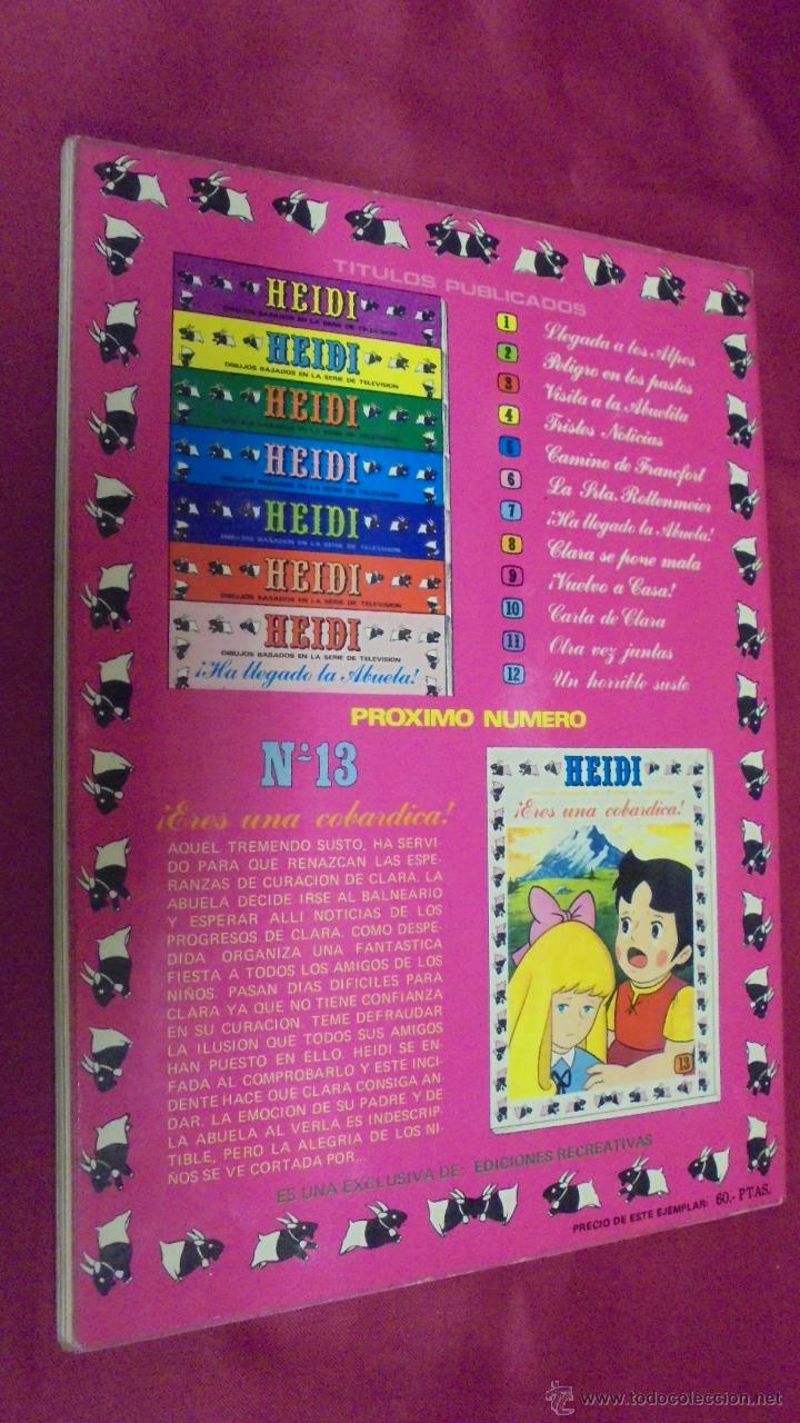 Tebeos: HEIDI. N&ordm; 12. EDICIONES RECREATIVAS. ERSA. - Foto 5