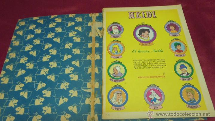 Tebeos: HEIDI. N&ordm; 18. EDICIONES RECREATIVAS. ERSA. - Foto 2
