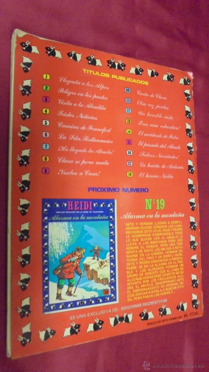 Tebeos: HEIDI. N&ordm; 18. EDICIONES RECREATIVAS. ERSA. - Foto 4