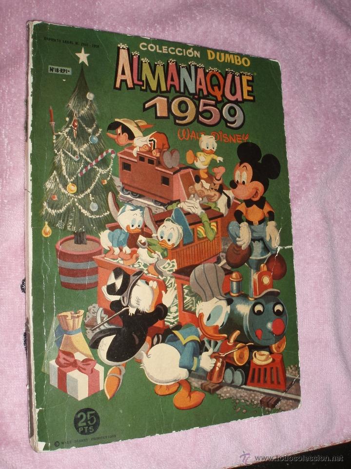 Tebeos: ALMANAQUE 1959,DUMBO ERSA - Foto 1