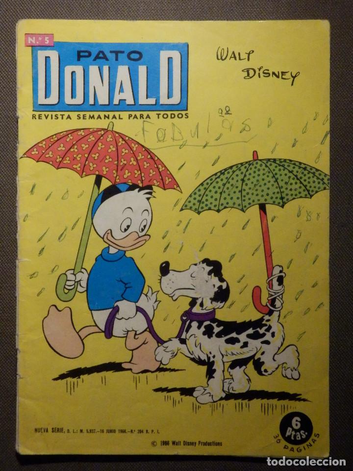 Tebeos: TEBEO - PATO DONALD. N&ordm; 5 - ERSA - 1966 - - Foto 1