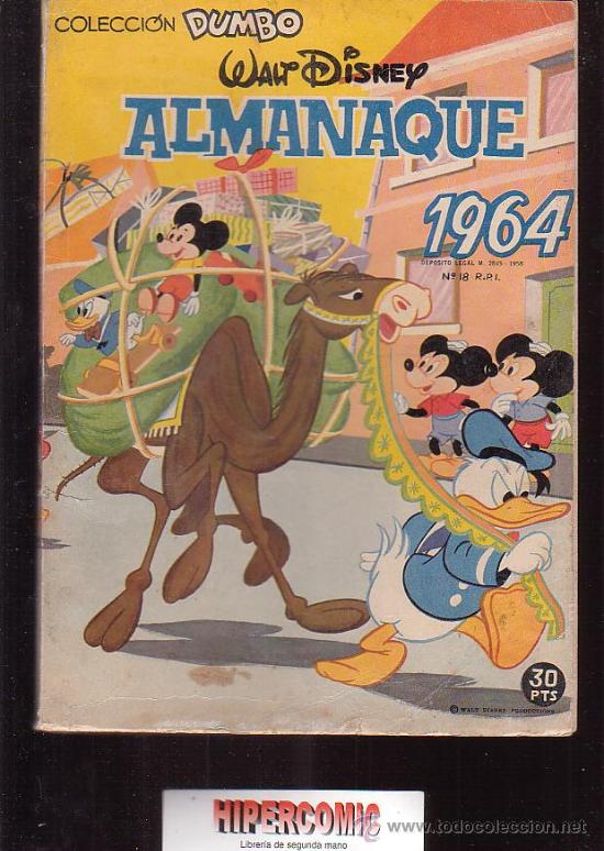Tebeos: DUMBO ALMANAQUE 1964 , edita : ERSA - Foto 2