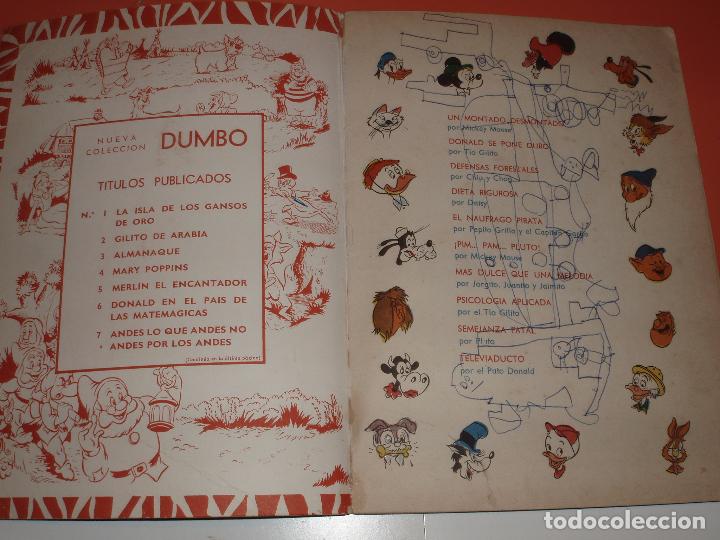 Tebeos: COMIC DUMBO ERSA N&ordm;1 LA ISLA DE LOS GANSOS DE ORO - Foto 3