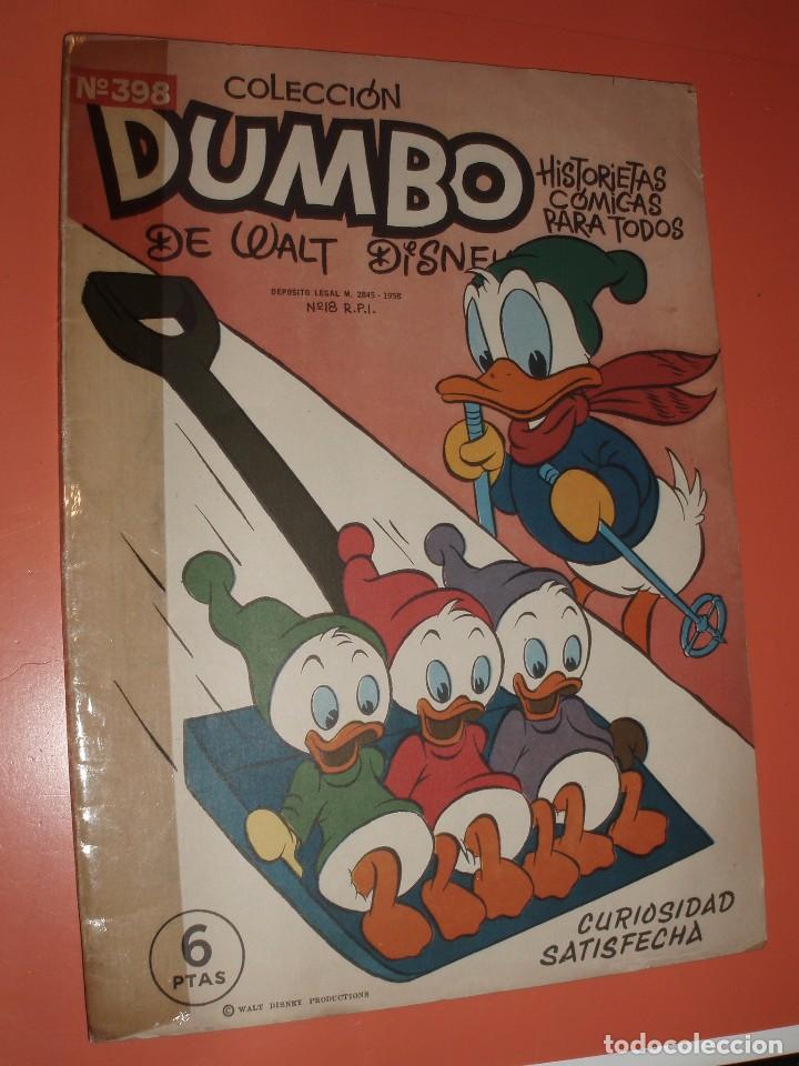 Tebeos: COMIC DUMBO ERSA N&ordm; 398 CURIOSIDAD SATISFECHA DISNEY - Foto 1