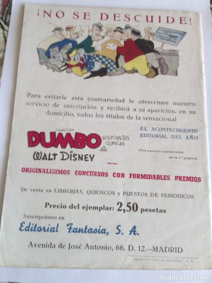 Tebeos: DUMBO N 8  A&Ntilde;O 1947 - Foto 2