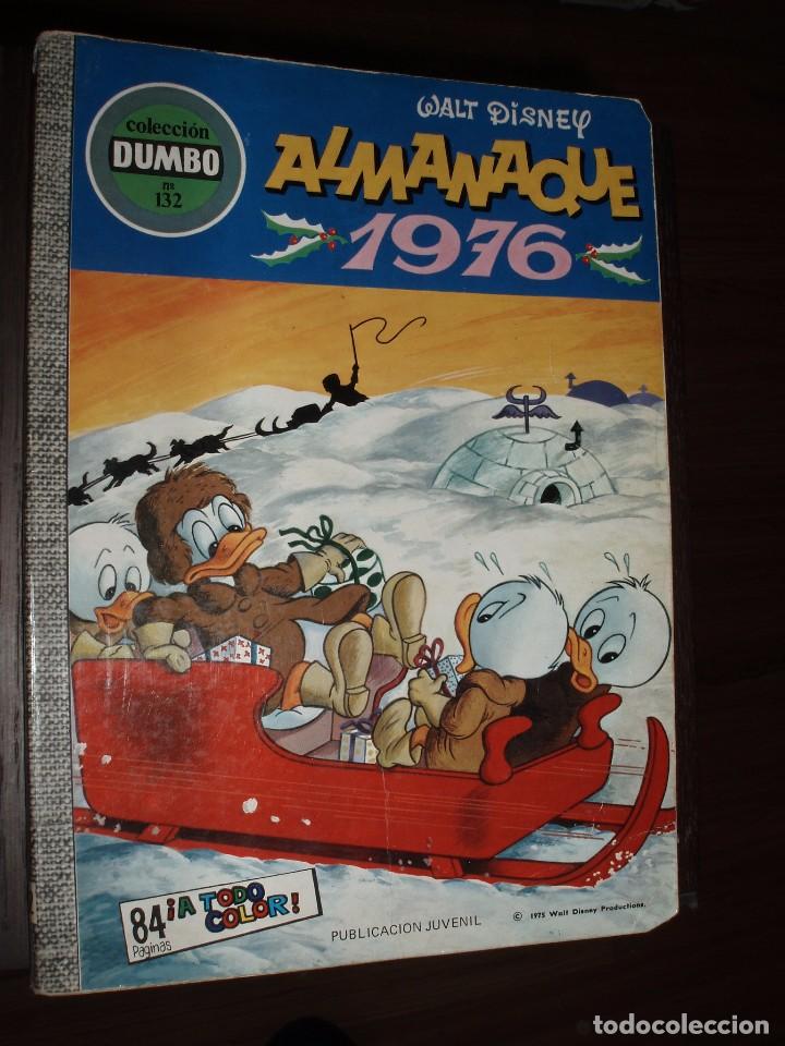 Tebeos: COMIC DUMBO ERSA ALMANAQUE 1976, N&ordm; 132 - Foto 1
