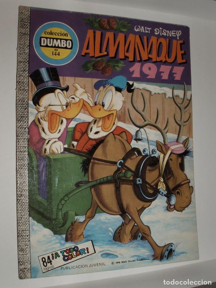Tebeos: COMIC DUMBO ERSA N&ordm; 144 ALMANAQUE 1977,EL ULTIMO - Foto 1