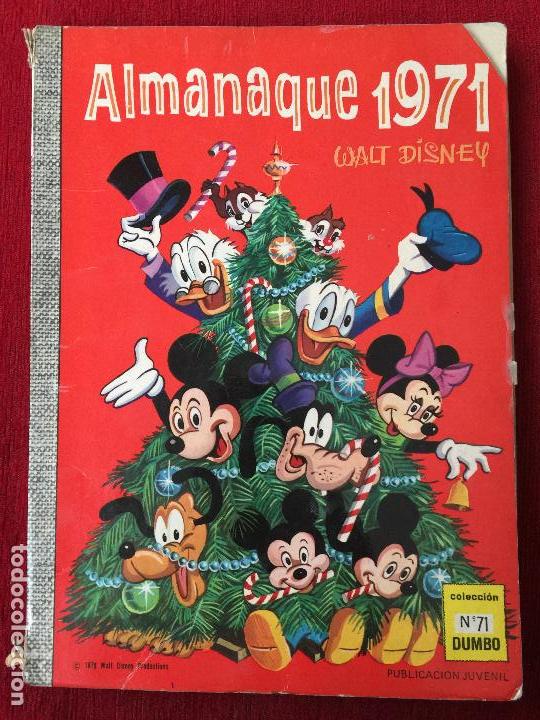 Tebeos: COLECCION DUMBO. ALMANAQUE 1971. - Foto 1