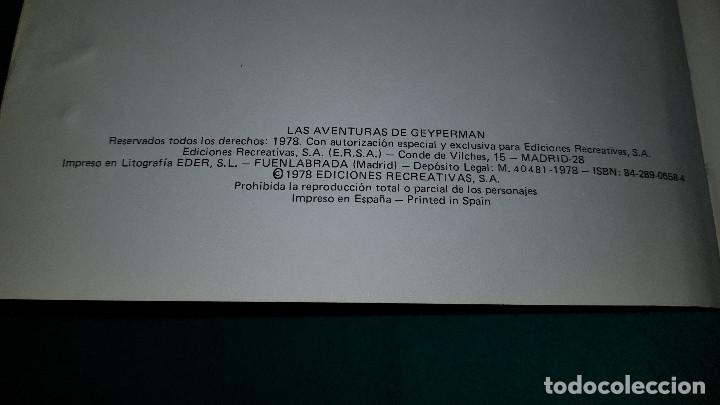 Tebeos: LAS AVENTURAS DE GEYPERMAN N&ordm; 3 (1978) - Foto 2
