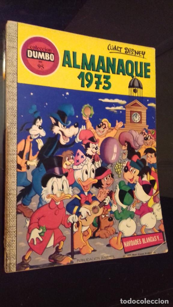 Tebeos: COMIC COLECCION DUMBO ERSA 95 ALMANAQUE 1973 - Foto 1