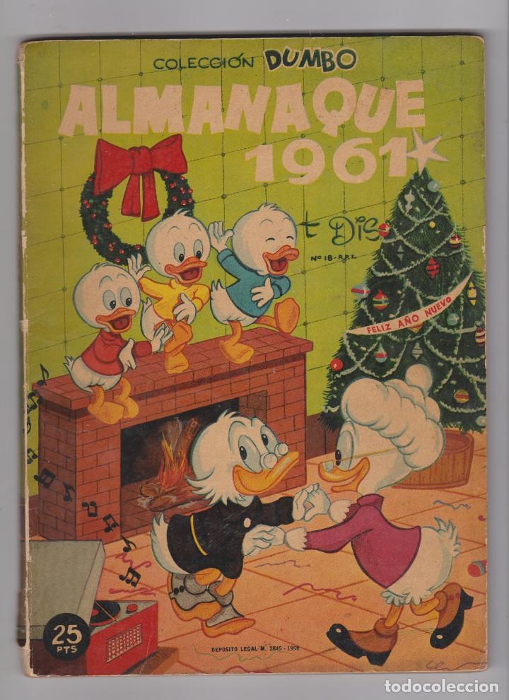 Tebeos: COLECCI&Oacute;N DUMBO -- ALMANAQUE 1961 - Foto 1