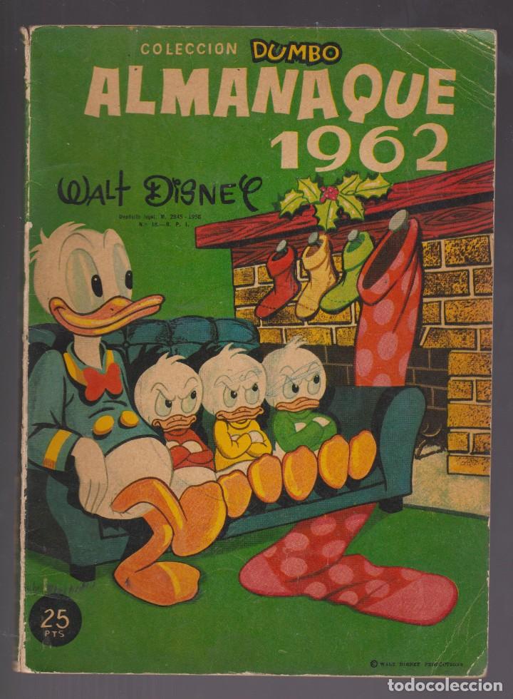 Tebeos: COLECCI&Oacute;N DUMBO -- ALMANAQUE 1962 - Foto 1