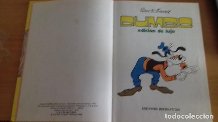Tebeos: COMIC COLECCION DUMBO ERSA EDICION DE LUJO 3 TAPAS DURAS - Foto 2