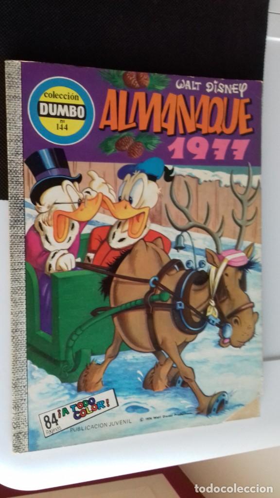 Tebeos: COMIC DUMBO ERSA 144 ALMANAQUE 1977 - Foto 1