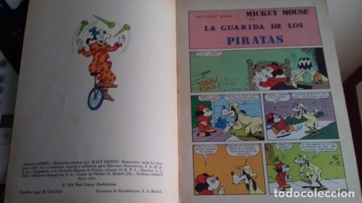 Tebeos: COMIC DUMBO ERSA 135 LA GUARIDA DE LOS PIRATAS - Foto 4