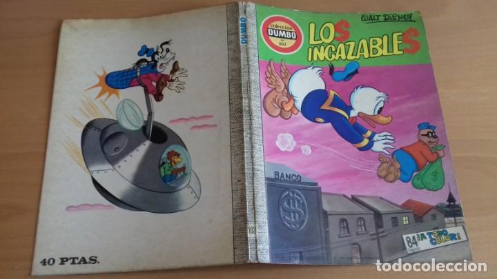 Tebeos: TAPAS DEL COMIC DUMBO ERSA 103 LOS INCAZABLES SOLO LAS TAPAS - Foto 1