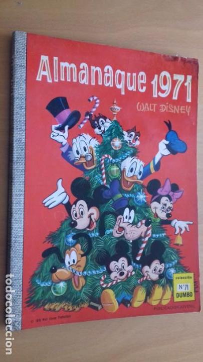 Tebeos: COMIC DUMBO ERSA 71 ALMANAQUE 1971 - Foto 1