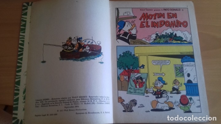 Tebeos: COMIC DISNEY DUMBO ERSA 129 MOTIN EN EL INDOMITO - Foto 2