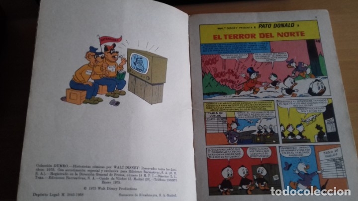 Tebeos: DUMBO 120 EL TERROR DEL NORTE COMIC ERSA - Foto 2
