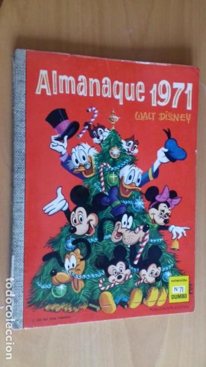 Tebeos: COMIC DUMBO ERSA 71 ALMANAQUE 1971 - Foto 1