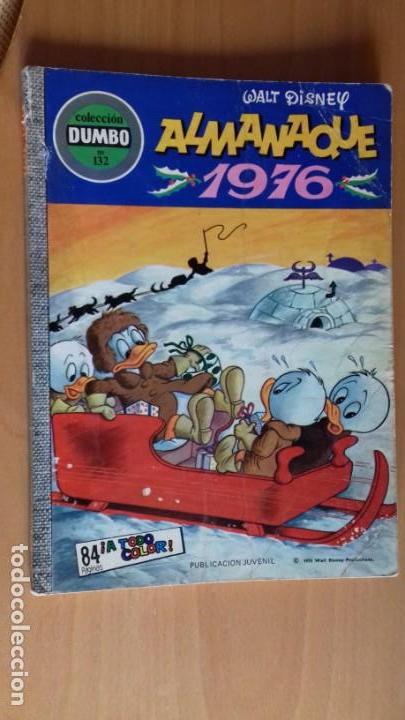 Tebeos: COMIC DUMBO ERSA 132 ALMANAQUE 1976 - Foto 1