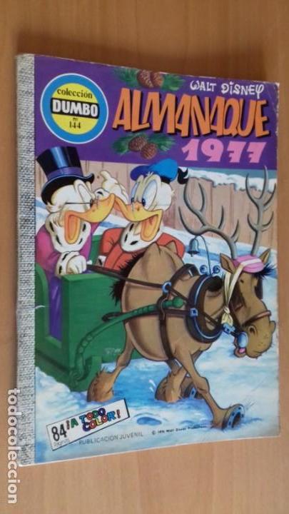 Tebeos: COMIC DUMBO ERSA 144 ALMANAQUE 1977 - Foto 1