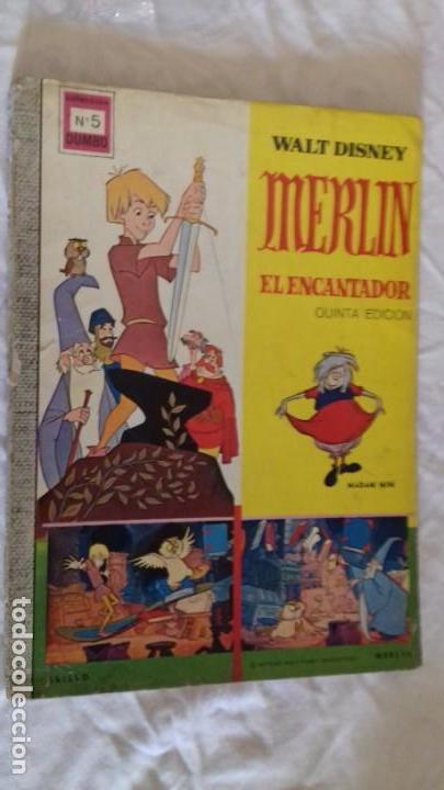 Tebeos: COMIC DUMBO ERSA 5 MERLIN EL ENCANTADOR - Foto 1