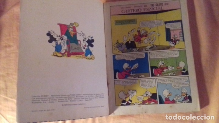 Tebeos: COMIC DISNEY DUMBO ERSA 77 CARTERO ESPACIAL - Foto 2