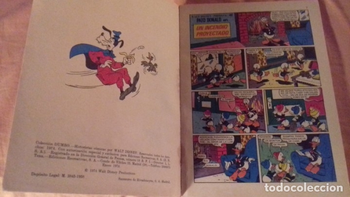 Tebeos: COMIC DUMBO ERSA 108 UN INCENDIO PROYECTADO - Foto 3