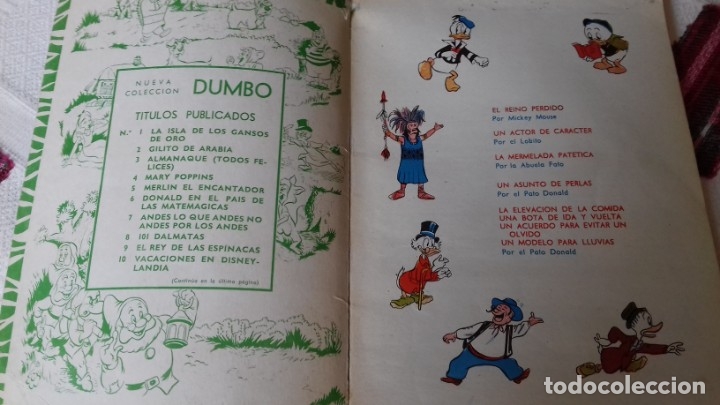 Tebeos: COMIC DISNEY DUMBO ERSA 29 EL SECRETO DE HONDORICA - Foto 2