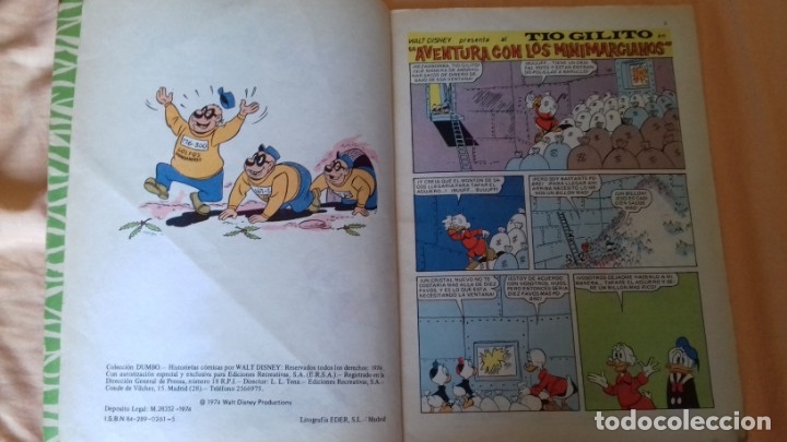 Tebeos: COMIC DISNEY DUMBO ERSA 58 AVENTURA CON LOS MINIMARCIANOS - Foto 2
