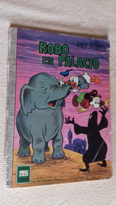 Tebeos: COMIC DUMBO ERSA DISNEY 47 ROBO EN PALACIO - Foto 1
