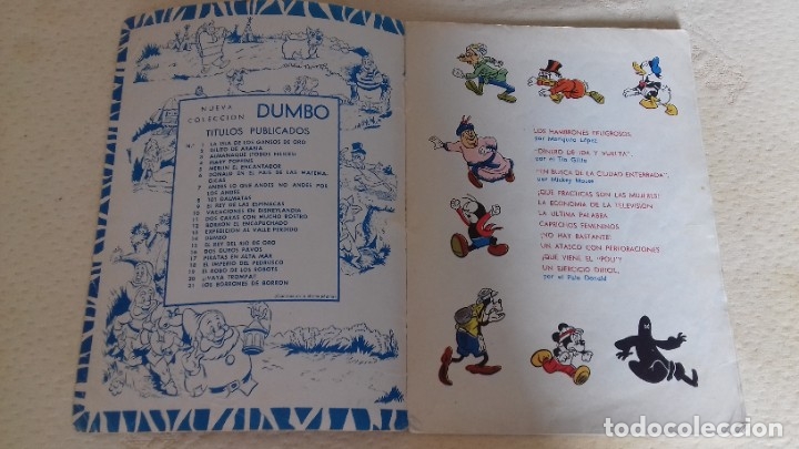 Tebeos: COMIC DUMBO ERSA DISNEY 47 ROBO EN PALACIO - Foto 2