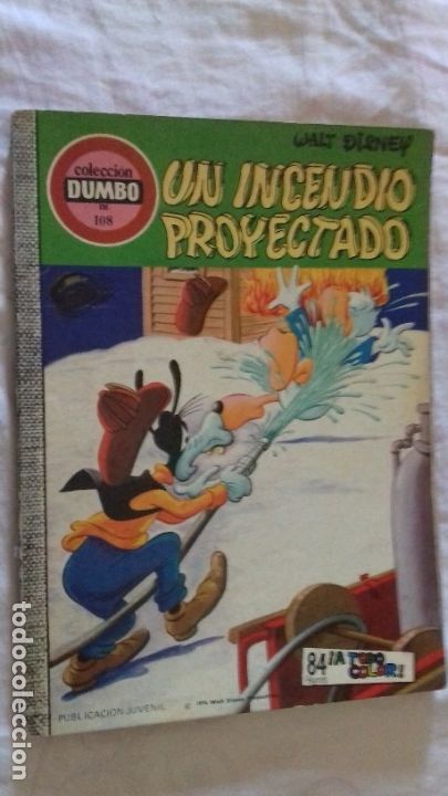 Tebeos: COMIC DUMBO ERSA DISNEY 108 UN INCENDIO PROYECTADO - Foto 1