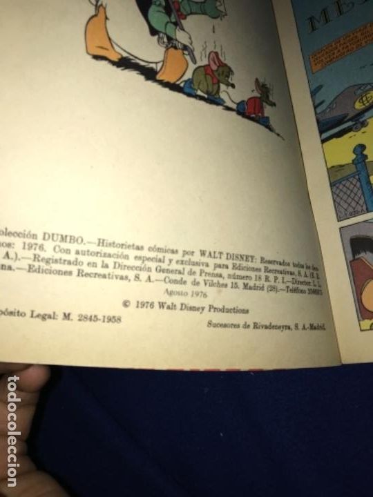 Tebeos: Dumbo 140 Patom&aacute;s mete la Pata 1976 B.E. DE LOS &Uacute;LTIMOS - Foto 4