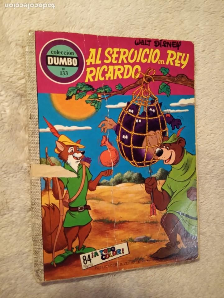 Tebeos: COMIC DUMBO ERSA DISNEY 133 AL SERVICIO DEL REY RICARDO - Foto 1