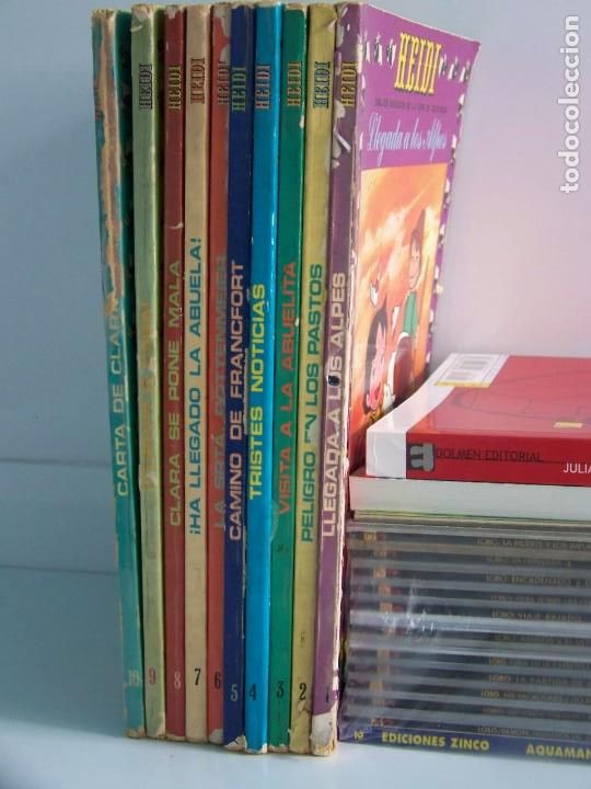 Tebeos: 10 PRIMEROS TOMOS HEIDI ERSA - Foto 1