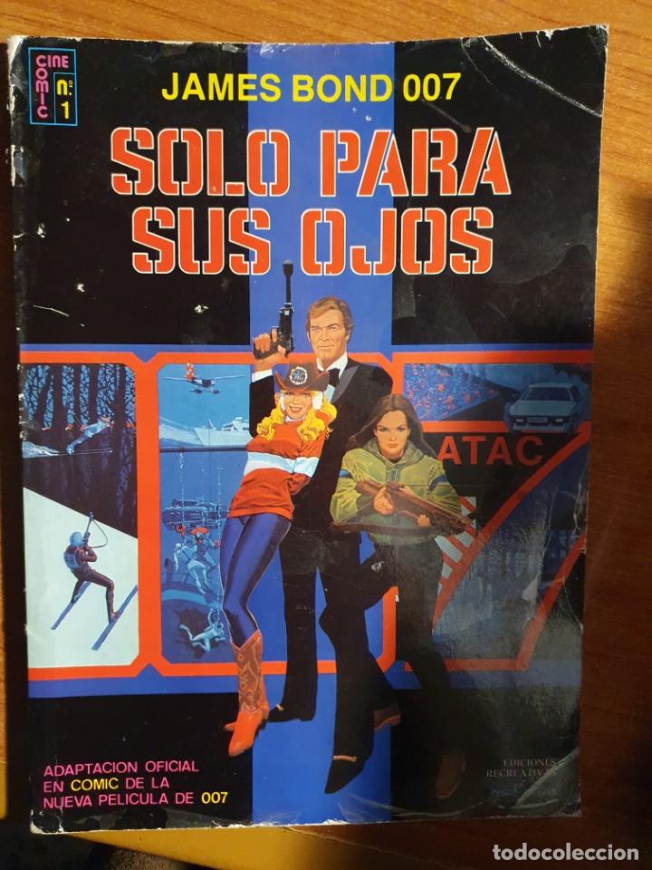 Tebeos: James Bond 007 SOLO PARA SUS OJOS - Foto 1