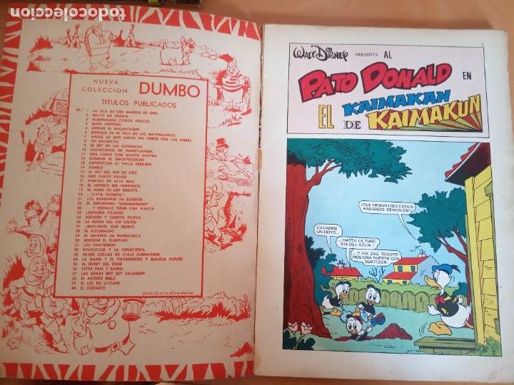 Tebeos: COMIC DUMBO DISNEY ERSA 74 EL KAIMAKAN DE KAIMAKUN - Foto 2