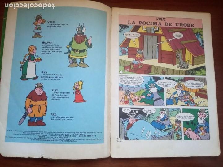 Tebeos: COMIC VIKIE EL VIKINGO 15 LA POCIMA DE UROBE ERSA - Foto 2