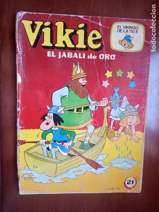 Tebeos: COMIC VIKIE EL VIKINGO 21 EL JABALI DE ORO ERSA - Foto 1