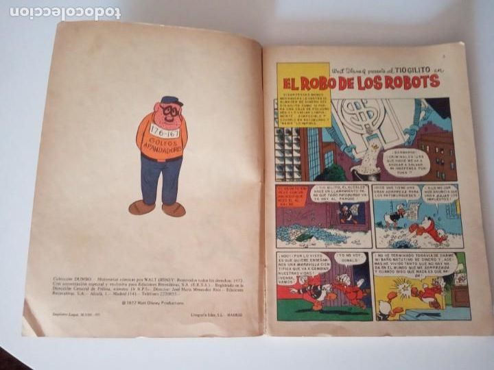 Tebeos: COMIC DUMBO ERSA 19 EL ROBO DE LOS ROBOTS SIN TAPAS - Foto 2