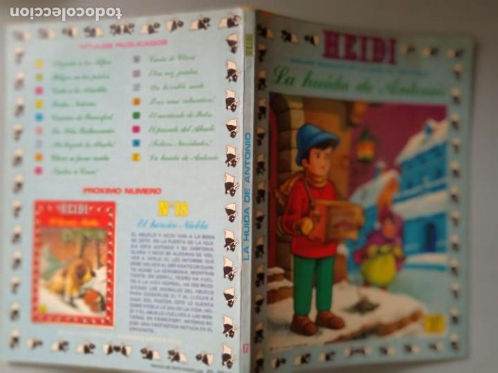 Tebeos: Heidi 17 La huida de Antonio - Foto 2