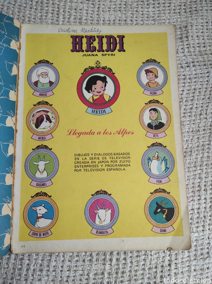 Tebeos: HEIDI N&ordm; 1 - EDITA : EDICIONES RECREATIVAS - Foto 2
