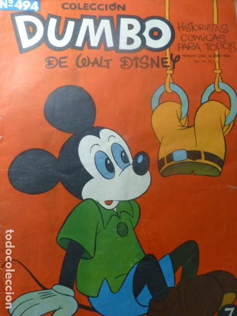 Tebeos: COMIC DUMBO N&ordm; 494 DE ERSA - Foto 1
