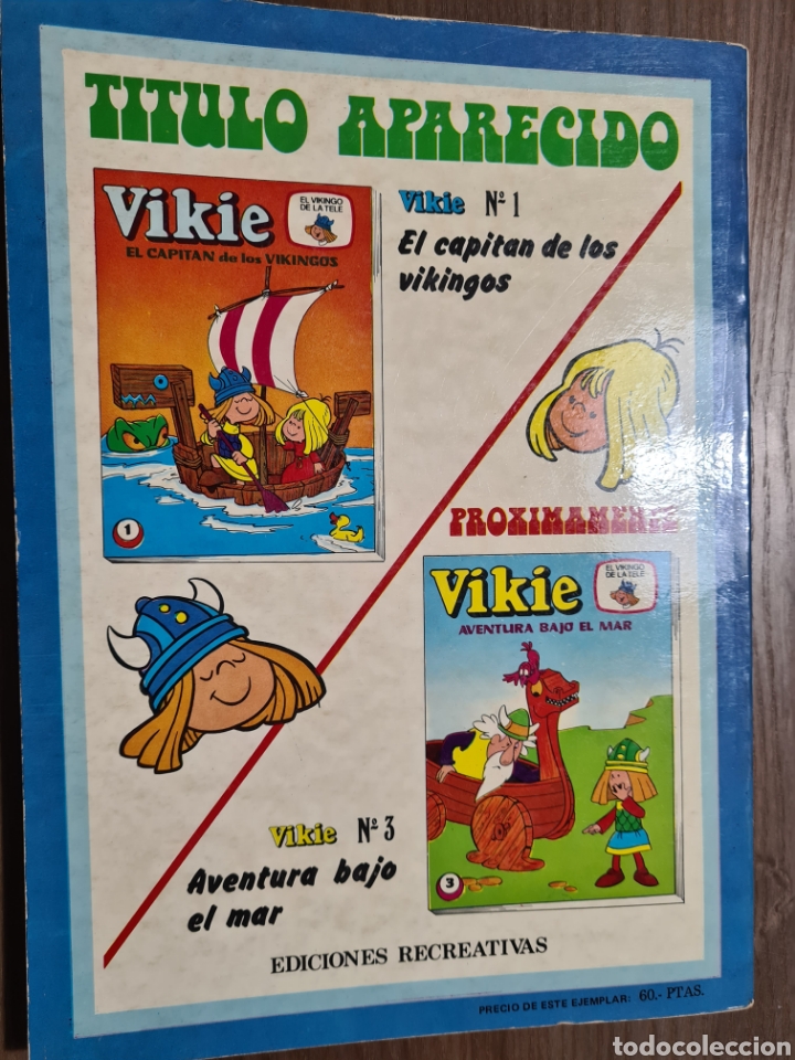 Tebeos: VIKIE N&ordm; 2 EL TESORO DE LOS PIRATASERSA 1972 - Foto 3