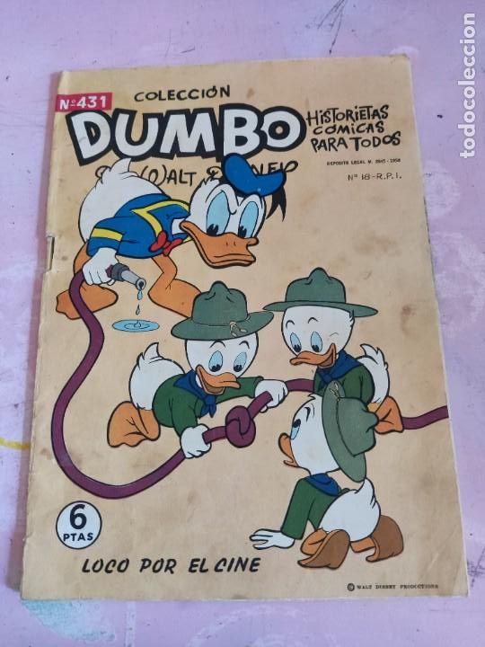 Tebeos: DUMBO N&ordm; 431 A&ntilde;o 1962 ERSA - Foto 1