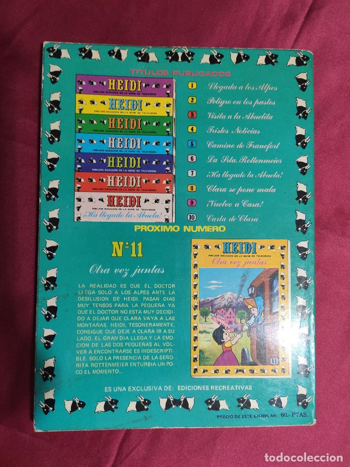 Tebeos: HEIDI. N&ordm; 10. EDICIONES RECREATIVAS. ERSA. - Foto 3