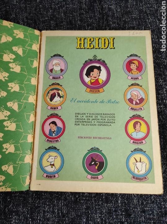 Tebeos: HEIDI N&ordm; 14 - EDITA : EDICIONES RECREATIVAS - Foto 2
